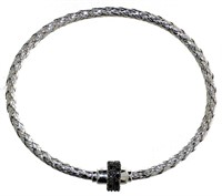 Quality Black Diamond Bangle Bracelet