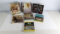 (6) Assorted Collection of Decor and DIY Books