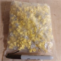BAG OF VINYL INSULATED WIRE CONNECTORS 2