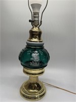 Antique Style Table Lamp w/ Glass Globe