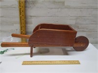 WOODEN WHEELBARROW