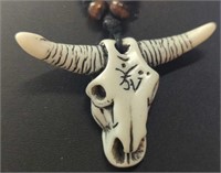 Hand carved Bone necklace