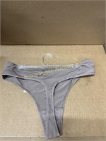 Warners Brown Thong size L