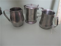Set of 3 Stainless Steel Pitchers