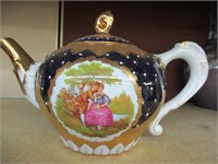 Vintage Decorative Porcelain Limoge Design Teapot