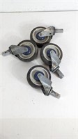 (4) Caster rollers