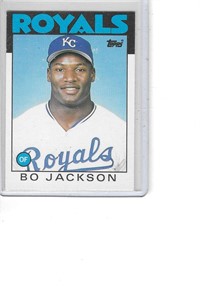1986 Topps Traded Bo Jackson
