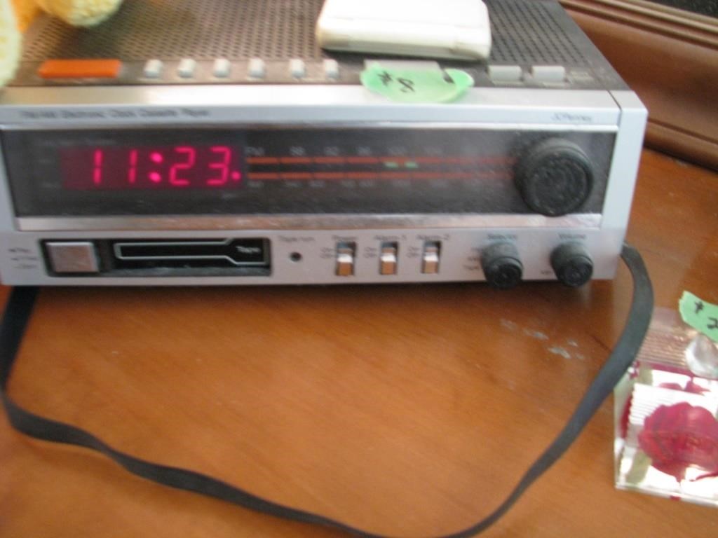 Radio, Cassette Alarm clock