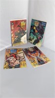 (4) Different 1995 Judge Dredd Comic Books