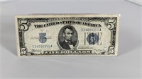 1934 $5 Silver Certificate