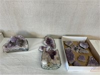 Amethyst Geode Chunks and Pieces