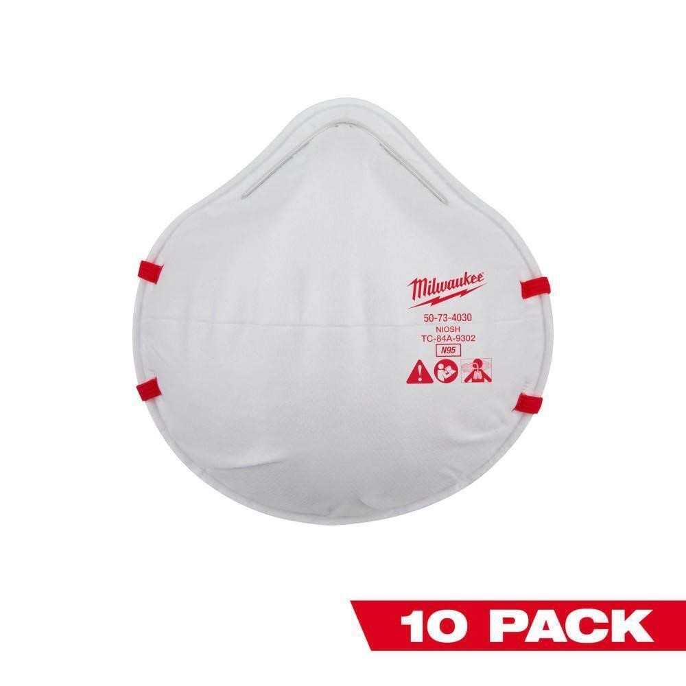 $20  N95 Multi-Purpose Respirator (10-Pack)