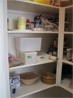 MIsc contents of kitchen pantry