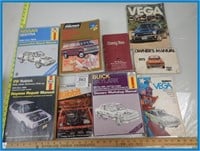 VINTAGE CAR BOOKS AND MANUALS