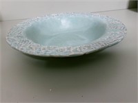 vintage Stoneware ceramic Round Plate 10.5"