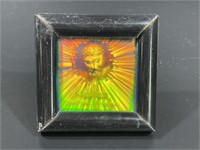 Vintage Small Holographic Jesus Picture