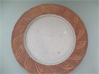 vintage Stoneware Ceramic 11" plate