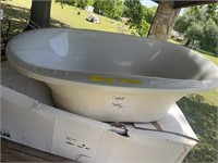 New Kohler Oval Fiberglass Bathtub in Dune Color