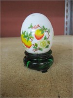 Vintage Avon Oriental Egg Peaches Perfume bottle