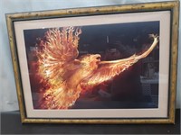 Phoenix Rising Framed Picture by T Wood