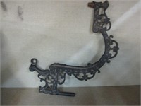 Antique Cast Iron Oil Lamp Holder