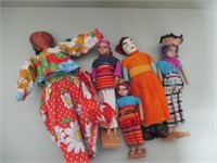 Vintage Dolls of  various countries