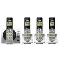 VTech DECT 6.0 Four Handset Cordless Phones with