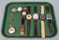 (7) Men's Wrist & Pocket Watches