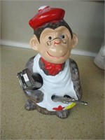 Vintage Ceramic Monkey Nutcracker Holder
