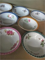 Lot of  7 vintage Ceramic China Bowls-JAPAN