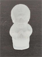 Goebel Glass Praying Girl approx 2 1/2"