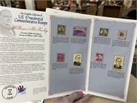 2PC PRESIDENTIAL COMMEMORATIVE STAMPS PANELS