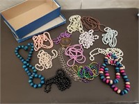 Box of Costume Necklaces