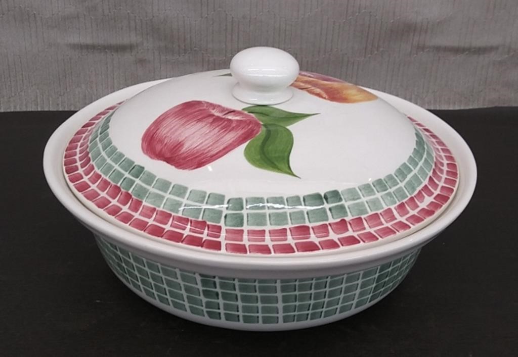 Laurie Gates Los Angeles Pottery Covered Dish