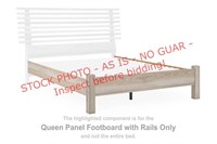 Hasbrick Queen Panel Footboard w/Rails