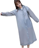 2 Pack Rain Poncho EVA Fashion Raincoat