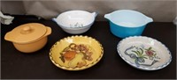 Box Vintage Pyrex Bowl, Pie Dishes, Covered