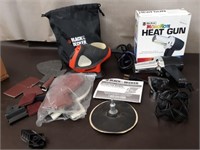 Box Heat Gun and Palm Sander- Both Work