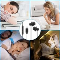 LOT OF 2 MAXROCK 2PCS Sleep Wired Headphones with