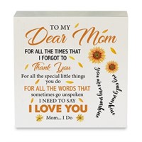 Lot of 2 Mother Quote My Dear Mom I Love You h