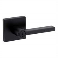 Weiser Halifax Matte Black Front Door Handle with