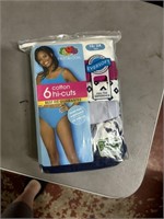 6 cotton hicut underwear womens size 3xl