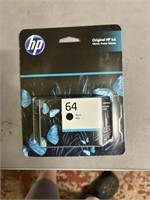 hp ink no 64 black 1 box Expires 2/25