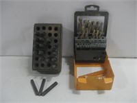 Various Drill Bits & Stamp Punch Set See Info