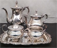 5 Pcs Bristol Silver by Poole (Silver Plated)