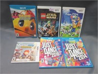 WII and DS games