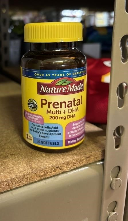 1 bottle prenatal vitamins exp 7/25