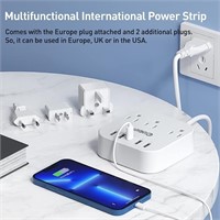 European Plug Adapter, Unidapt US to UK Europe