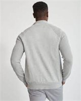 Light Grey Sweater with Side Zippers. Size: XL.