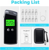 Breathalyzer,Portable Alcohol Tester with USB